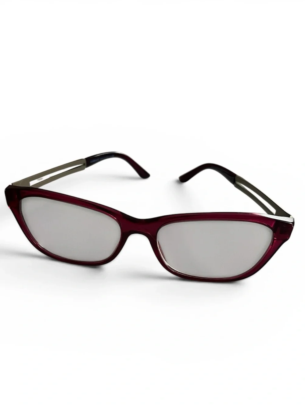 Versace MOD 3220 5097 Fuchsia/violet Gold Medusa Reading Eyeglasses Cat Eye